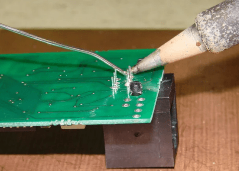 Soldering on PCB