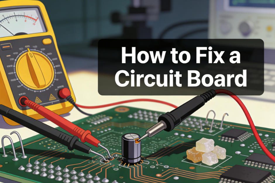 How to Fix a Circuit Board: Pro Tips for Wet, Burnt, Cracked & Damaged Boards