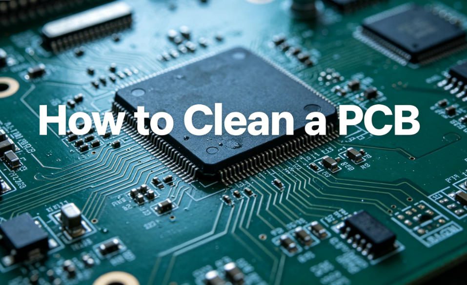 Clean a PCB