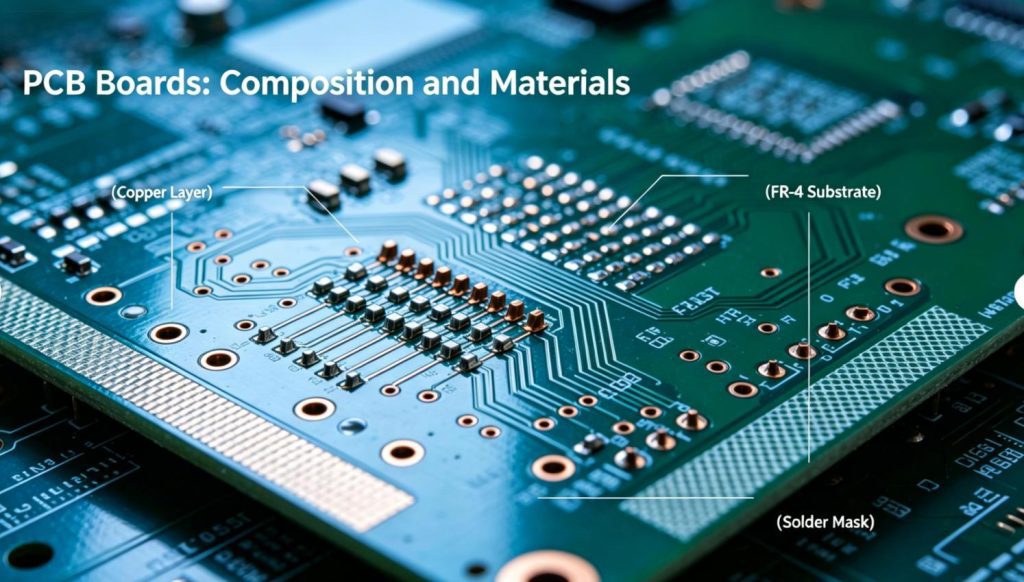 what are PCB boards made of