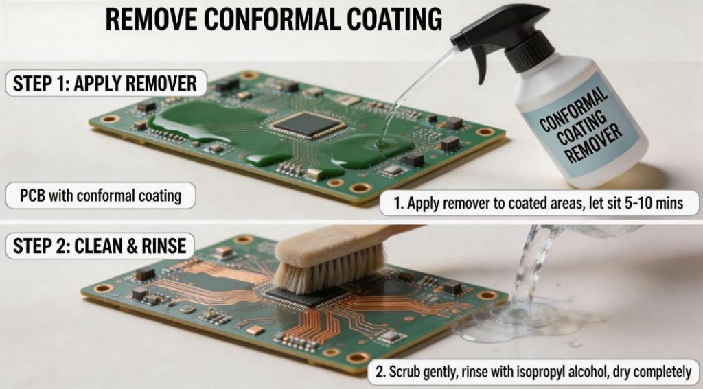 Remove Conformal Coating