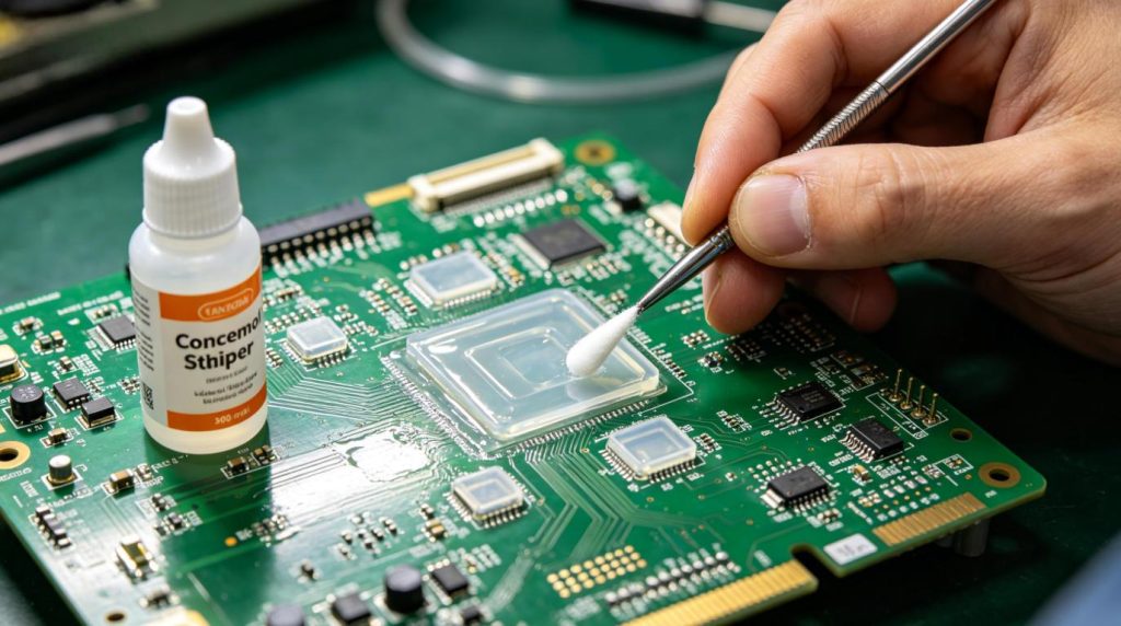 remove conformal coating from pcb
