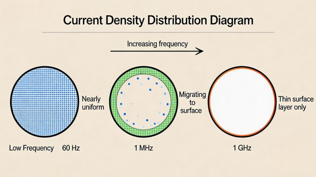 Current Density Distribution Diagram