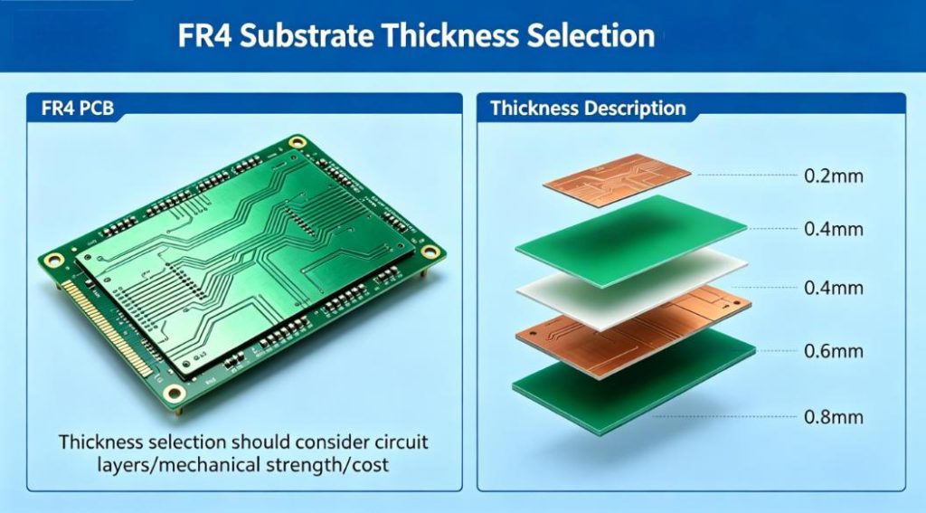 FR4 substrate Thickness selection