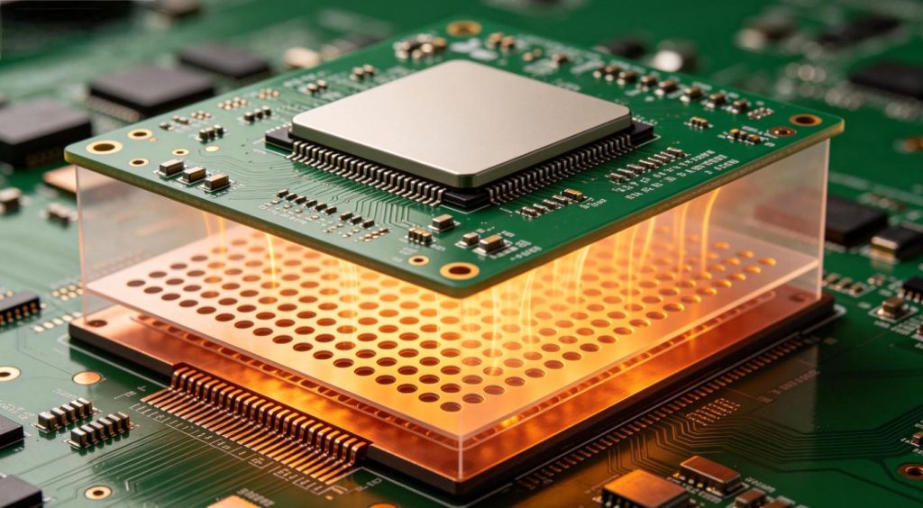 Thermal Vias for High Power Components