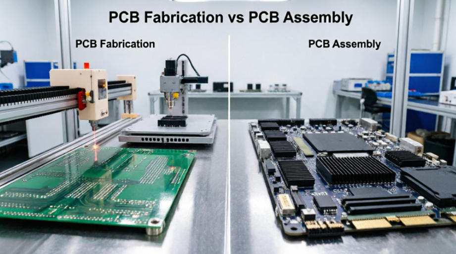 PCB Fabrication vs PCB Assembly