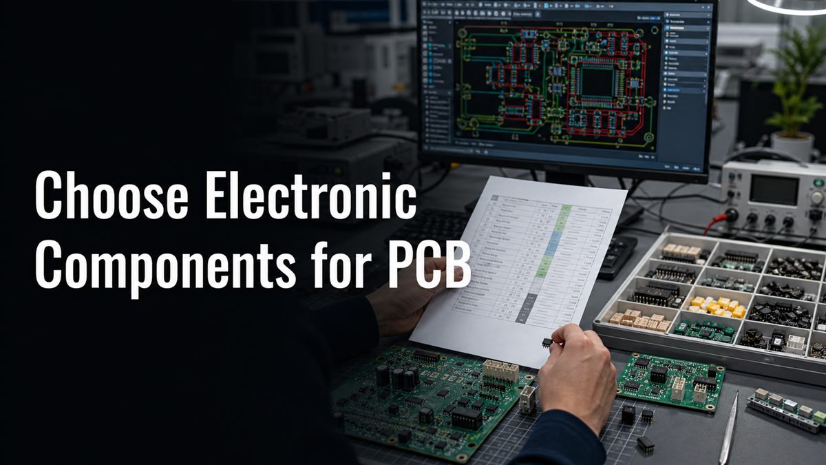 How to choose electronic components for PCB design engineering workbench