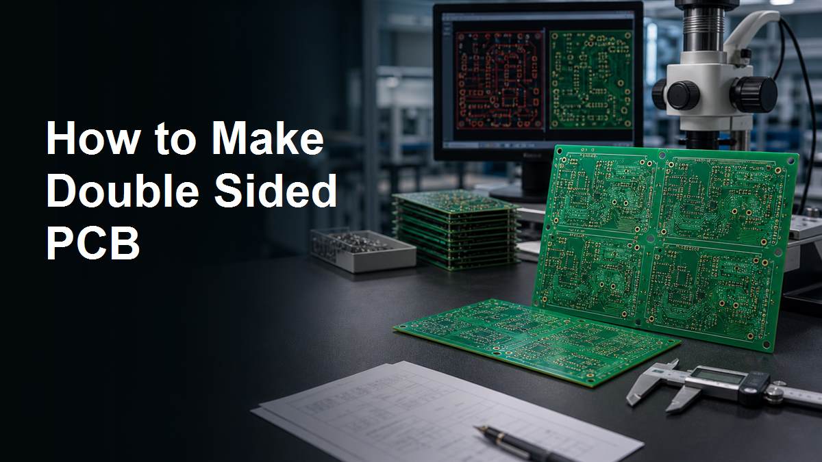 How to make double sided PCB manufacturing review