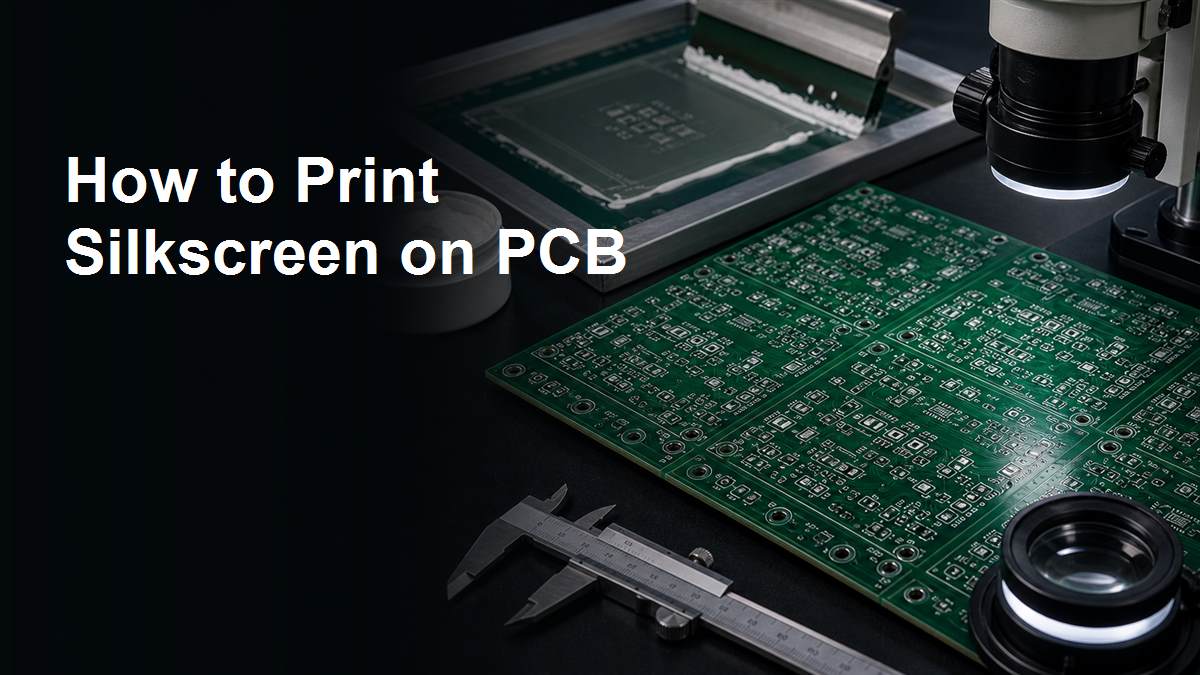 How to print silkscreen on PCB with legend inspection