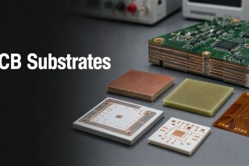 PCB substrate samples including rigid laminate, metal-core, ceramic and flexible materials