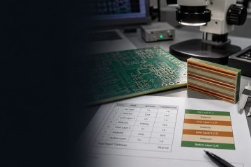 Real 4 layer PCB stackup engineering review with PCB and stackup drawing