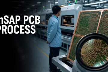 mSAP PCB fine-line manufacturing and inspection in a PCB factory