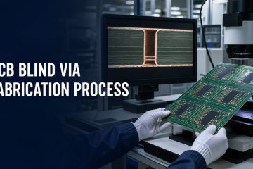 PCB blind via fabrication and microsection inspection in a PCB factory
