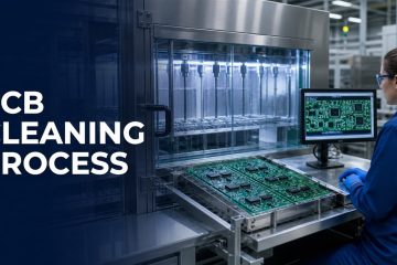 Industrial PCB cleaning process and cleanliness inspection