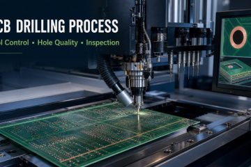 PCB CNC drilling machine with tool control and optical hole inspection