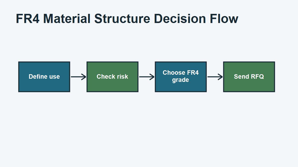 FR4 Material Structure decision flow for PCB quotation