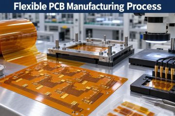 Flexible PCB manufacturing line with polyimide material and inspection equipment