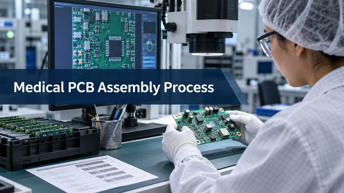 Medical PCB assembly process inspection and traceability