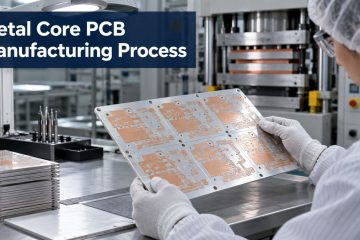 Metal core PCB manufacturing process inspection and lamination