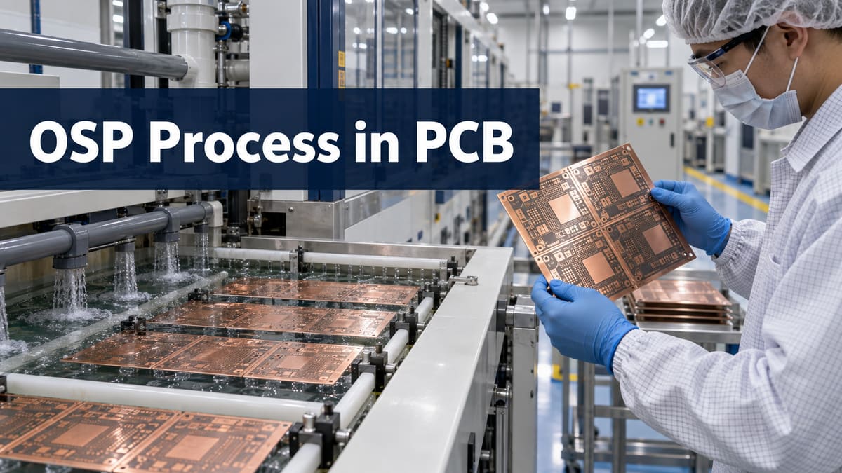 OSP process in PCB copper preparation and coating inspection