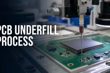 Precision capillary underfill dispensing beside a BGA package on a PCB assembly