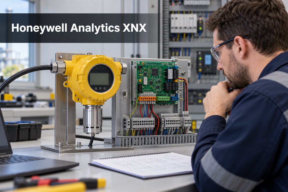 Conceptual universal gas transmitter in an industrial engineering setting